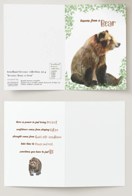 Lessons From Cards - Woodland Collection